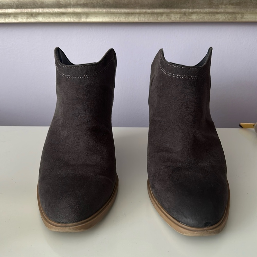 Dolce Vita DV Gray Suede Selene Mules Shoes 9.5M